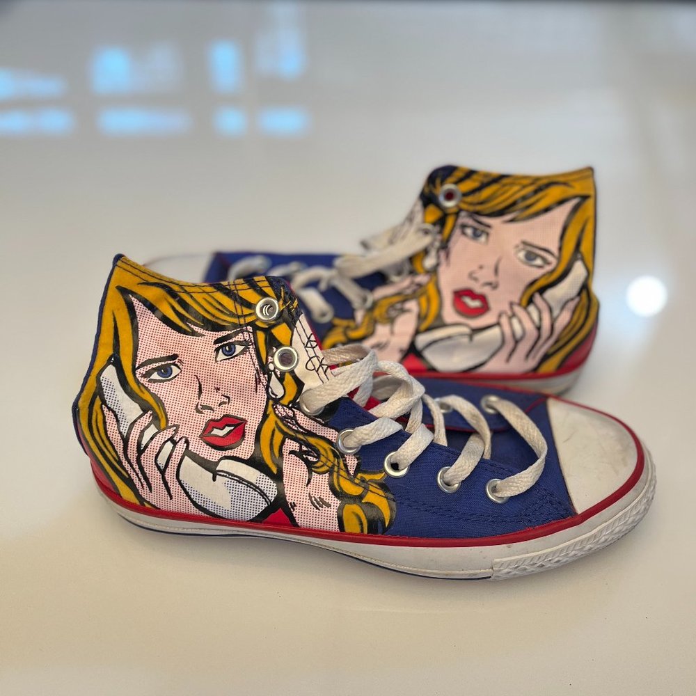 Chuck Taylor Converse All Starts - Artist Roy Lichtenstein Designed